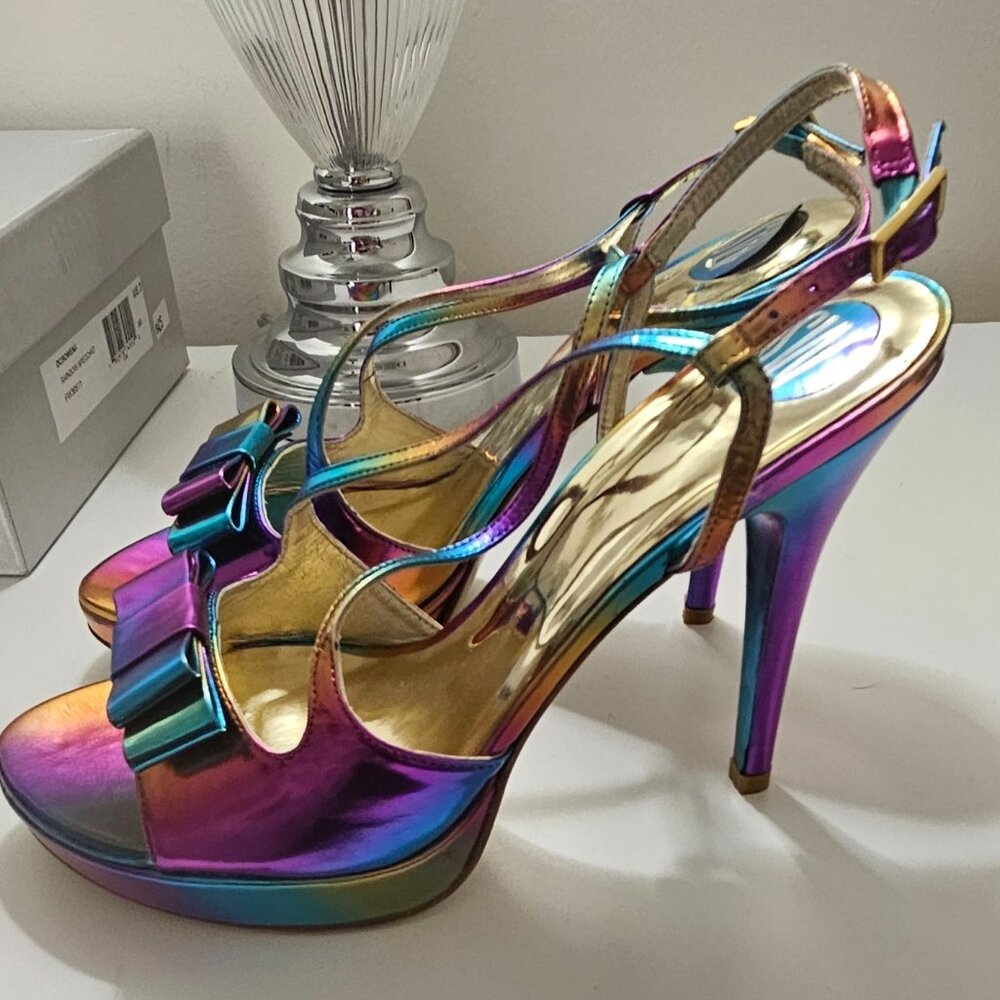 Stuart Weitzman Rainbow stilettos